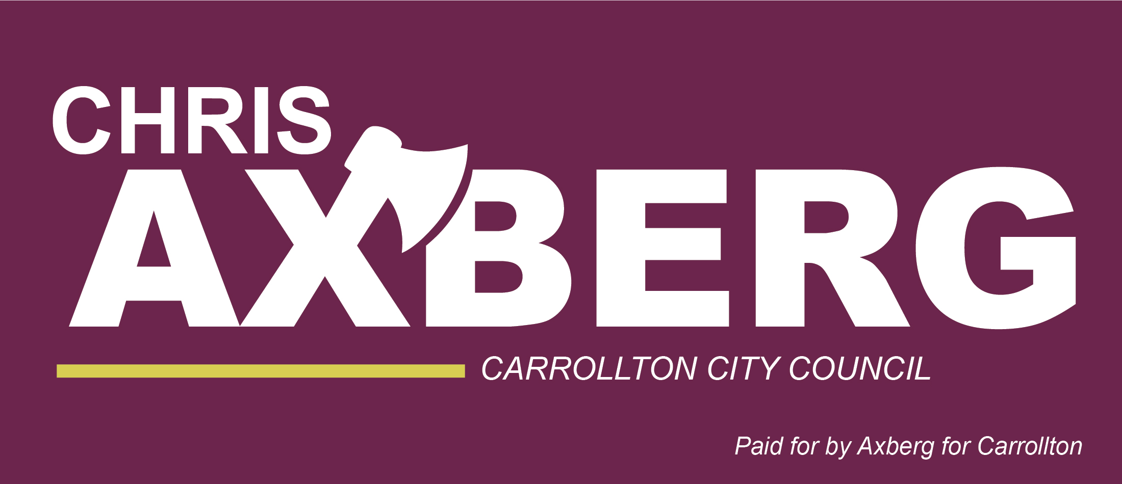 Axberg for Carrollton